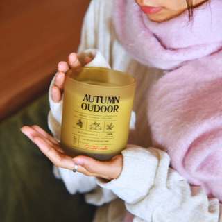 Nến thơm phòng quà tặng cao cấp Autumn Outdoor hương ngọt ngào tặng kèm túi và thiệp