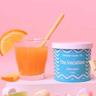 Nến Thơm Quà Tặng Cao Cấp The Vacation Hương Socola Bạc Hà [Kèm Túi Thiệp] Cho Phòng Vừa Và Nhỏ