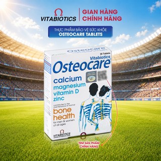 Thực Phẩm Bảo Vệ Sức Khỏe OSTEOCARE Tablets Hỗ Trợ Xương Chắc Khỏe Hộp 30 Viên Vitabiotics