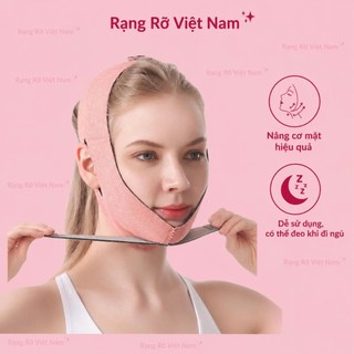 Đai Nâng Cơ Mặt Tạo Hình Vline, Đai Nâng Định Hình Cơ Chống Chảy Sệ Thon Gọn Khuôn Mặt. Đai Nâng Cơ Trẻ Hóa Cơ Mặt