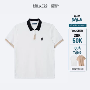 Áo thun Polo Nam Ben & Tod R1300 BF295 chất liệu cotton co giãn Form Regular