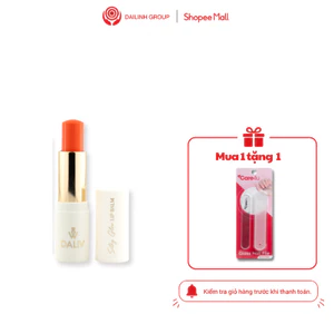 Son dưỡng môi Daliv Silky Glow màu cam, màu hồng dưỡng ẩm làm mềm môi 4.5g TẶNG dũa móng tay