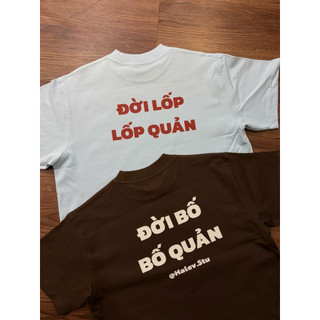 [SPECIAL VERSION] Áo thun Boxy Halev Brand in hình meme Quote hài hước chất Cotton Premium 260gsm