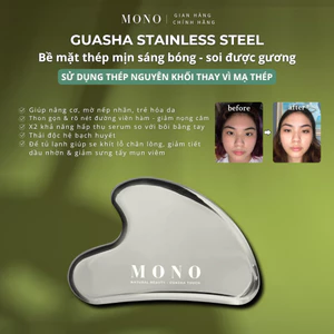 Guasha Stainless Steel Massage Mặt Giúp Nâng Cơ, Trẻ Hóa, Thon Gọn - Mono Routine