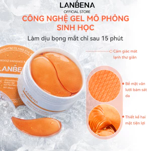 LANBENA MẶT NẠ MẮT MULTI (60 miếng) -Dưỡng Mắt Giảm Quầng Thâm,Giảm Nhăn Hiệu Quả, Dưỡng Ẩm Sâu Với Vitamin C Skincare