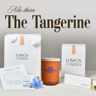 Nến Thơm Tangerine Quà Tặng Cao Cấp Hương Ngọt Mát [Kèm Túi Thiệp] Cho Phòng Vừa Và Nhỏ