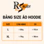 Áo Khoác Hoodie Zip Unisex Nỉ Bông Dày Dặn Form Rộng Tay Phồng Nón 2 Lớp AK04 RUSY