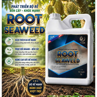 Phân bón vi lượng ROOT SEAWEED can 5 lít kích rễ FUGO