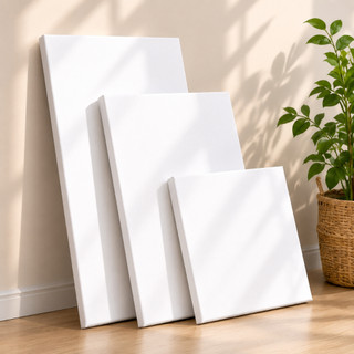 Khung vẽ canvas trắng, vải dày căng sẵn nhiều kích thước 20x20, 20x30, 30x40 cm, khung canvas dùng vẽ tranh tiện lợi
