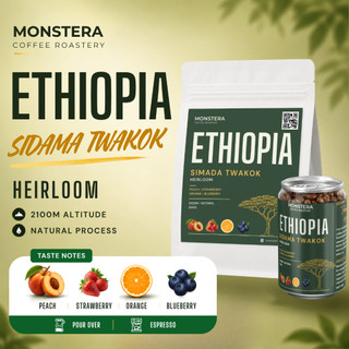 Ethiopia – Sidamo Twakok G1 - Nguyên hạt -  Monstera Roastery