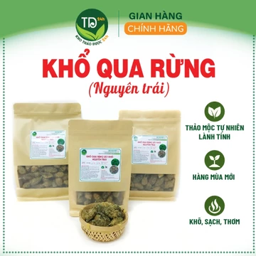 Khổ qua rừng (Mướp đắng rừng) nguyên trái, 250 gr, hàng mùa vụ mới, khô, sạch, thơm, nhiều công dụng tốt