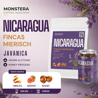 Nicaragua - Mierisch Los Placeres Javanica - Nguyên hạt - Monstera Roastery