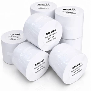 Giấy in nhiệt A7 decal nhiệt 75x100mm tự dính 76x130 in đơn Shopee 75x100 dán 76*130 giấy in đơn hàng