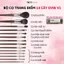 Bộ Cọ Trang Điểm 14 Cây Makeup Cá Nhân Chuyên Nghiệp Lông Mềm Mịn Bám Phấn
