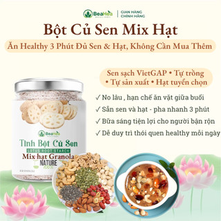 Bột Củ Sen Mix Hạt BeaHea Healthy Food | Bữa Sáng Healthy Dễ Duy Trì Mỗi Ngày | Sen Sạch VietGAP