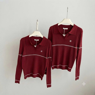 Áo len polo cổ đức
