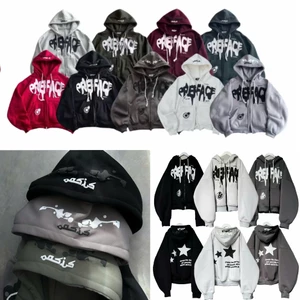 Áo Hoodie Zip Form Boxy 3Sao Nhiều Màu In Nổi , Áo Khoác Nỉ Hoodie Form Rộng Nam Nữ Unisex 2026