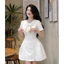 Váy nữ Đầm dự tiệc Ren Hoa Phối Nơ Hàng Thiết Kế Chuẩn Form Loại 1 Sang Chảnh Tiểu Thư
