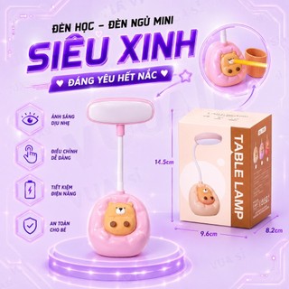 Đèn Ngủ , Đèn Học Hoạt Hình Mini VUASI, Đèn Để Bàn Hình Siêu Đáng Yêu Dễ Thương Cho Bé