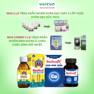 Canxi Sinh Học Bestical 120ml Và Bestical X Hỗ Trợ Tăng Chiều Cao cho Bé Chắc Khỏe Xương Răng