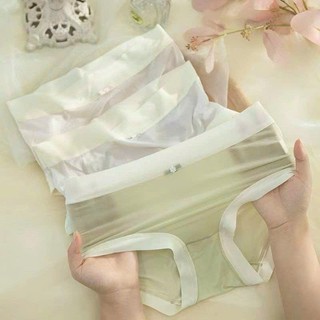 COMBO 3/5/10 Quần lót nữ lưới băng tơ không đường may-thoáng khí,mỏng nhẹ,co giãn 4 chiều size M,L 40-65kg