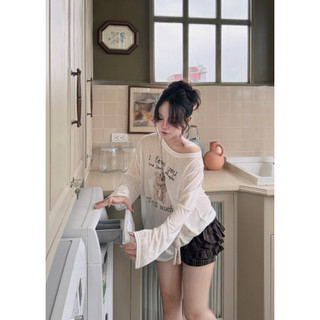 Áo Thun Giấy Dài Tay Gấu Cute QCCC Cao Cấp