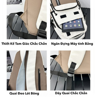 Balo nữ đi học Cặp sách đi học nam nữ thời trang Unisex Balo đi học nhiều ngăn đựng Laptop16inch chống nước