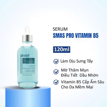 Serum cấp âm Smas Pro Vitamin B5 Hydra Serum, Tinh chất serum phục hồi và cấp ẩm cho da giúp da căng bóng mịn màng