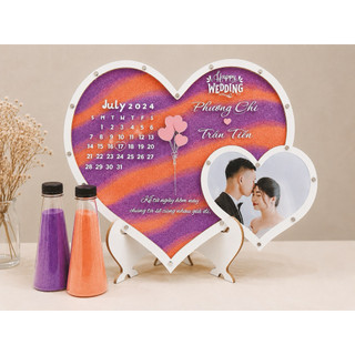 Tranh Rót Cát Wedding – Lưu Giữ Kỷ Niệm – Decor Bàn Gallery | THAO WEDDING