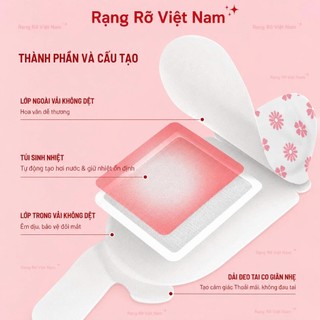 Mask Đắp Mắt Nóng Xông Hơi Thư Giãn Mắt Giúp Giảm Mệt Mỏi Ngủ Ngon Giảm Quầng Thâm Mắt Ngăn Ngừa Lão Hóa