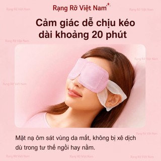 Mask Đắp Mắt Nóng Xông Hơi Thư Giãn Mắt Giúp Giảm Mệt Mỏi Ngủ Ngon Giảm Quầng Thâm Mắt Ngăn Ngừa Lão Hóa