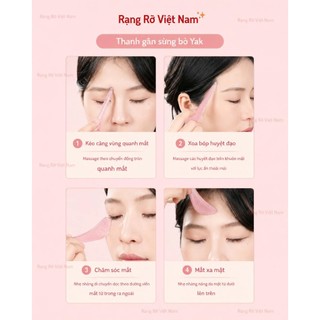 Bộ Massage Nâng Cơ Mặt Bằng Đá Giúp Giảm Nếp Nhăn , Chống Lão Hóa, Trẻ Hóa Làn Da Hiệu Quả - Miếng Đá Guasha Trong Suốt