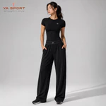 🔥HOT 2026🔥 Set Bộ Thể Thao Nữ YaSport YS78W + YS15W Xuất Mỹ Cao Cấp | Áo Thun Ôm Dáng + Quần Dài Ống Suông Gym Yoga — ảnh 4