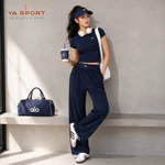 🔥HOT 2026🔥 Set Bộ Thể Thao Nữ YaSport YS78W + YS15W Xuất Mỹ Cao Cấp | Áo Thun Ôm Dáng + Quần Dài Ống Suông Gym Yoga — ảnh 5
