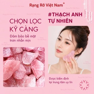 Đá Guasha Massage Nâng Cơ Mặt - Giúp Thon Gọn Mặt. Đá Guasha Thạch Anh Cao Cấp Fullbox. Đá Guasha Giúp Trẻ Hóa Da