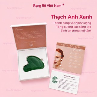 Đá Guasha Thạch Anh Nâng Cơ Mặt Trẻ Hóa Làn Da - Đá Thạch Anh Đủ Màu Giúp Nâng Cơ Mặt Loại Cao Cấp