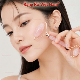 Cây Lăn Bằng Đá Thạch Anh Massage Nâng Cơ Mặt Giúp Trẻ Hóa Da. Cây Lăn Đá Thạch Anh Cao Cấp Massage Mặt Thư Giãn