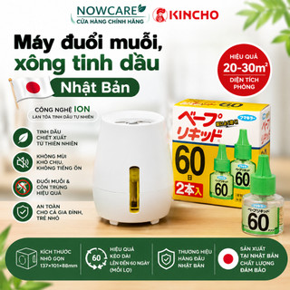 Máy Đuổi Muỗi Xông Tinh Dầu Nhật Bản An Toàn Cho Trẻ, Máy Đuổi Côn Trùng Tránh Muỗi Không Mùi Chạy Êm Không Ồn