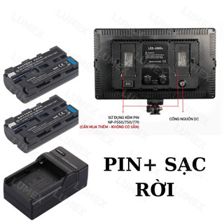 Đèn Trợ Sáng  Studio U800 Kèm Pin, 4 Cánh Kiểm Soát Ánh Sáng Quay Video, Chụp Ảnh, Livestream Chuyên Nghiệp