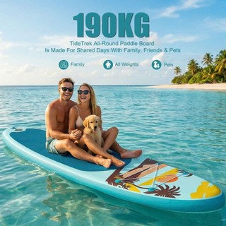 TROPICAL TEAL - 70C - TIDETREK - Thuyền SUP / Ván chèo đứng bơm hơi