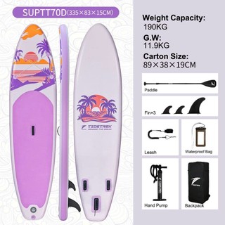 TROPICAL PURPLE - 70D - TIDETREK - Thuyền SUP / Ván chèo đứng bơm hơi