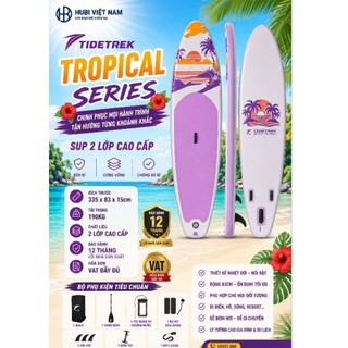 TROPICAL PURPLE - 70D - TIDETREK - Thuyền SUP / Ván chèo đứng bơm hơi