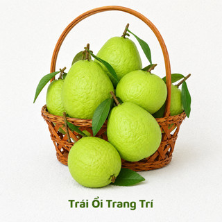 Trái Ổi Giả Cao Cấp Trang Trí | Trái Cây Giả Nhựa Foam Giống Thật Decor Quán Cà Phê Khách Sạn