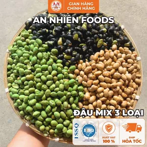 Đậu Mix 3 Loại Sấy Giòn, Giòn Bùi, Thơm Ngon Tự Nhiên, Đồ Ăn Vặt An Nhiên Foods