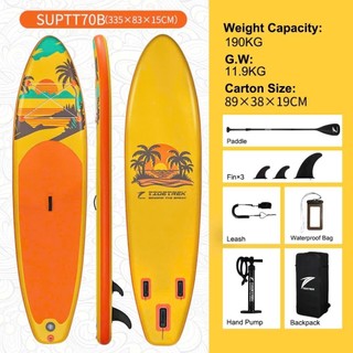 TROPICAL YELLOW - 70B - TIDETREK - Thuyền SUP / Ván chèo đứng bơm hơi
