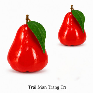 Trái Mận Giả Cao Cấp Trang Trí | Trái Cây Giả Nhựa Foam Giống Thật Decor Quán Cà Phê Khách Sạn
