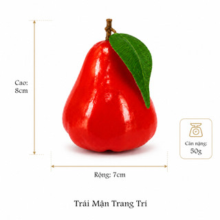 Trái Mận Giả Cao Cấp Trang Trí | Trái Cây Giả Nhựa Foam Giống Thật Decor Quán Cà Phê Khách Sạn