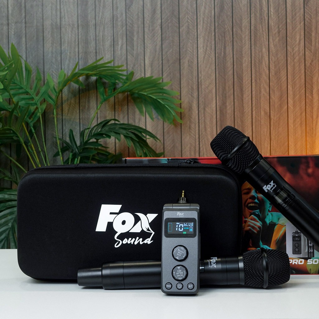 Micro FOX M3 Chính Hãng - Mic Không Dây Echo Delay Reverb Chuyên Nghiệp, Bảo Hành 12 Tháng, 1 Đổi 1 Trong 15 Ngày | Shopee Việt Nam