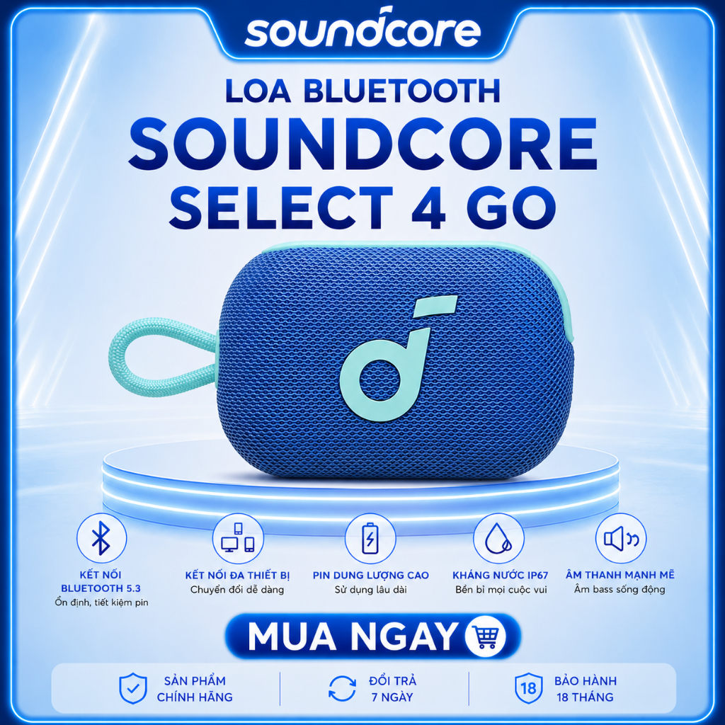Loa Bluetooth soundcore Select 4 Go - Hàng mới chính hãng Soudcore VN | BigBuy360 - bigbuy360.vn