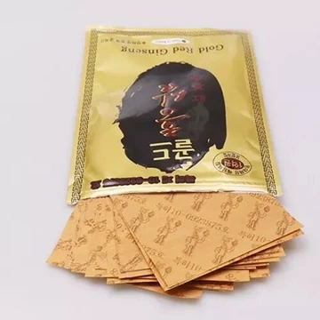 Cao Dán Hồng Sâm Hàn Quốc Cao Cấp Gold Red Ginseng Gói 20 miếng - Giảm đau nhanh hiệu quả